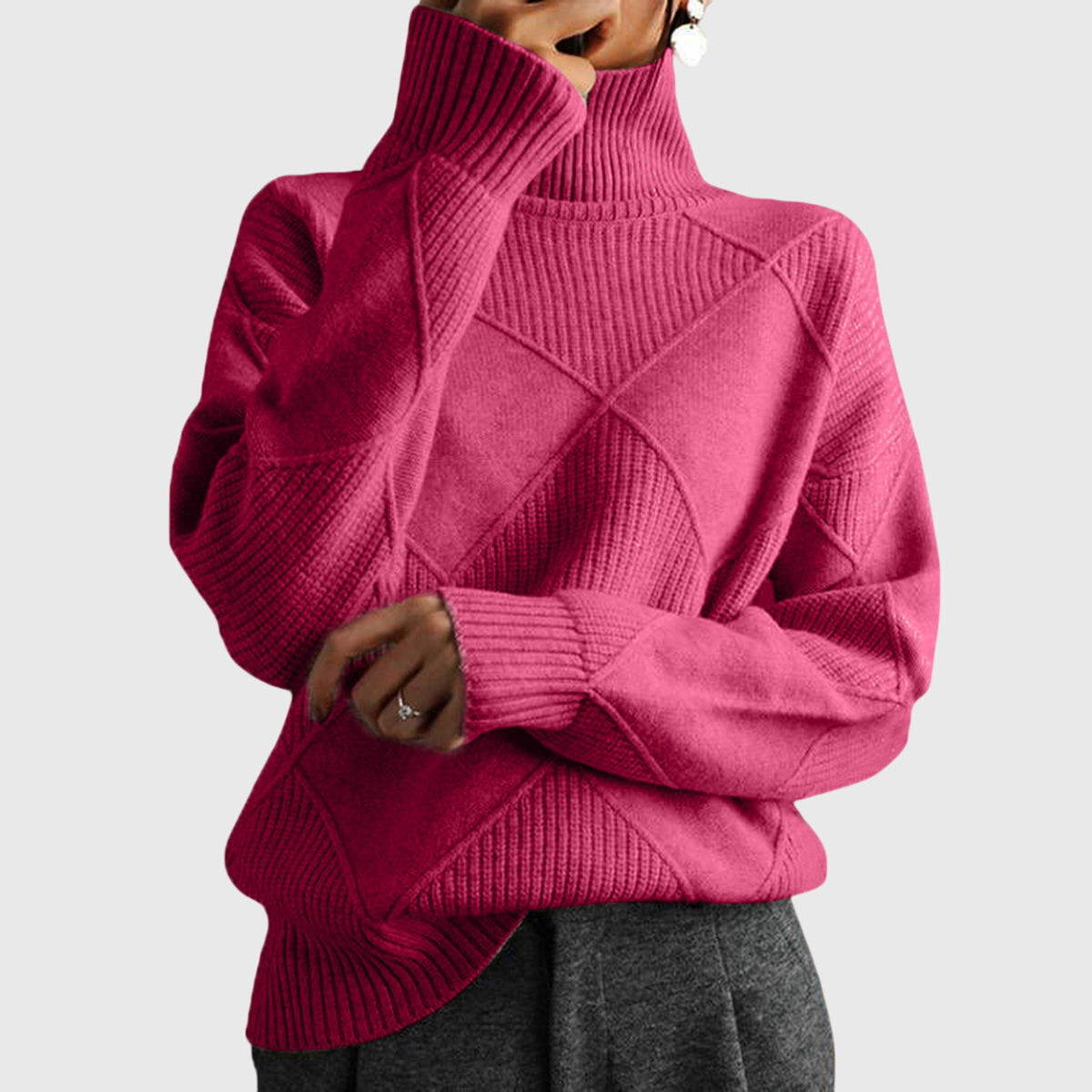 Angela™ | Turtleneck Sweater