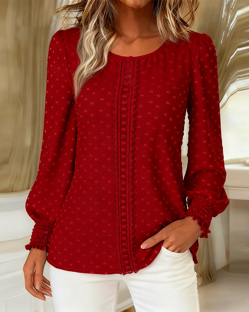 Amy | Blouse with Round Neck